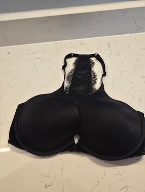 Victoria's Secret Black Lace Racerback T-Shirt Bra
